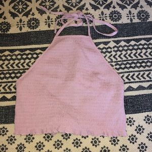 XS Lilac Purple Crop Top from Pacsun